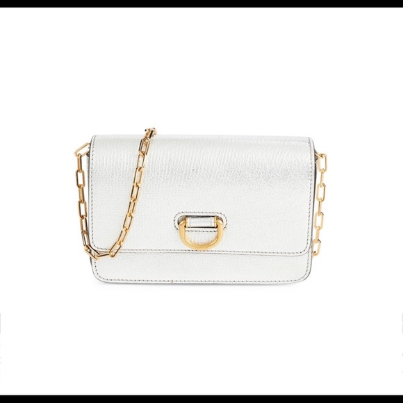 Burberry Hayes Leather D-Ring Crossbody Bag - Picture 1 of 7
